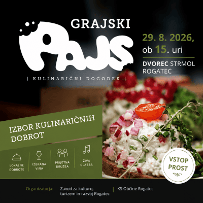 GRAJSKI PAJS, kulinarični dogodek v Dvorcu Strmol @ Dvorec Strmol