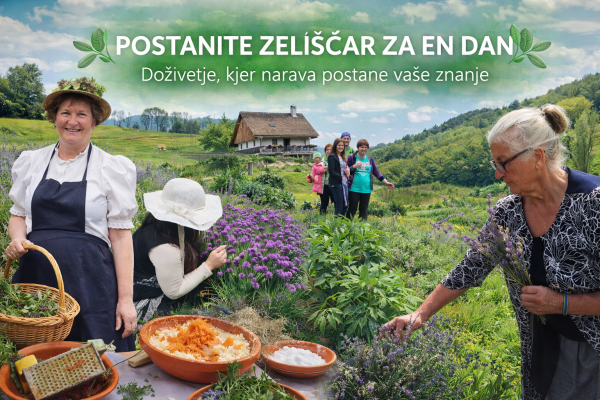 Postani zeliščar za en dan 26. 4. 2026 @ Muzej na prostem Rogatec